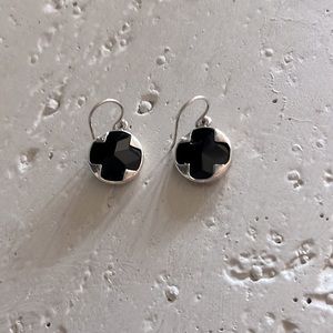 Silpada Sterling Silver and Chalcedony Earrings